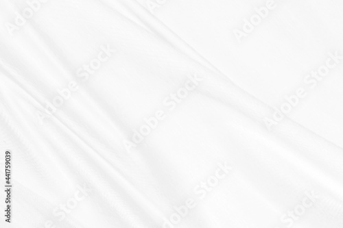 fashion textile white Clean woven beautiful soft fabric abstract smooth curve shape decorative background