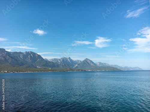 Scenic Mediterrian coastline landcape