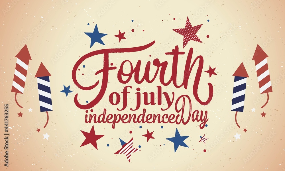 happy American independence day 4th of July tee shirt design