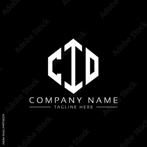 CIO letter logo design with polygon shape. CIO polygon logo monogram. CIO cube logo design. CIO hexagon vector logo template white and black colors. CIO monogram, CIO business and real estate logo. 