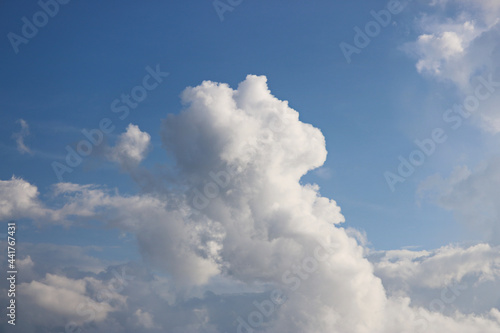 blue sky and clouds