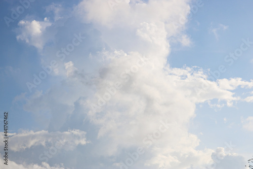 blue sky with clouds