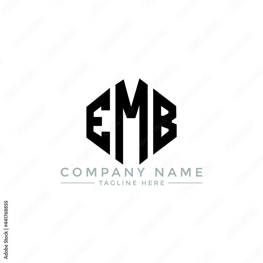 EMB letter logo design with polygon shape. EMB polygon logo monogram. EMB cube logo design. EMB hexagon vector logo template white and black colors. EMB monogram, EMB business and real estate logo. EMB letter logo design with polygon shape. EMB polygon logo monogram. EMB cube logo design. EMB hexagon vector logo template white and black colors. EMB monogram, EMB business and real estate logo.