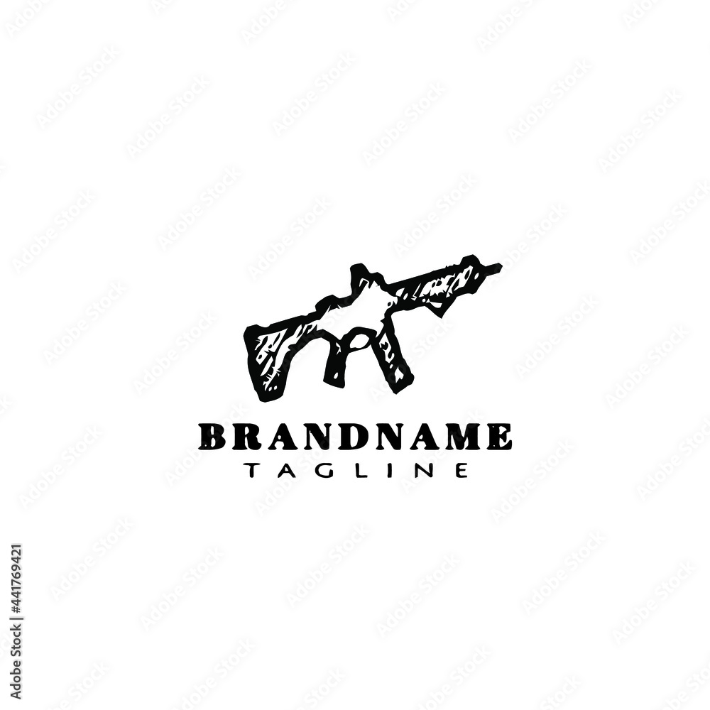 gun design logo template icon vector gun design logo template icon vector
