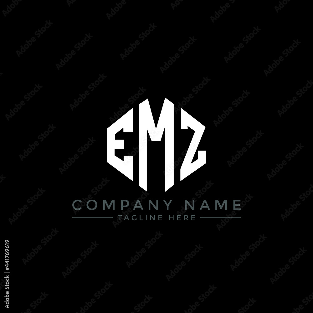 EMZ letter logo design with polygon shape. EMZ polygon logo monogram. EMZ cube logo design. EMZ hexagon vector logo template white and black colors. EMZ monogram, EMZ business and real estate logo. EMZ letter logo design with polygon shape. EMZ polygon logo monogram. EMZ cube logo design. EMZ hexagon vector logo template white and black colors. EMZ monogram, EMZ business and real estate logo.