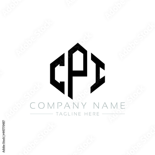 Free Download CPI letter logo design with polygon shape. CPI polygon logo monogram. CPI cube logo design. CPI hexagon vector logo template white and black colors. CPI monogram, CPI business and real estate logo.  - GFXLoad