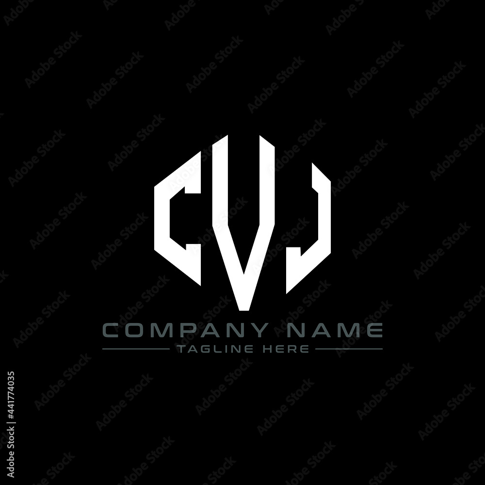 CVJ letter logo design with polygon shape. CVJ polygon logo monogram. CVJ cube logo design. CVJ hexagon vector logo template white and black colors. CVJ monogram, CVJ business and real estate logo. CVJ letter logo design with polygon shape. CVJ polygon logo monogram. CVJ cube logo design. CVJ hexagon vector logo template white and black colors. CVJ monogram, CVJ business and real estate logo.