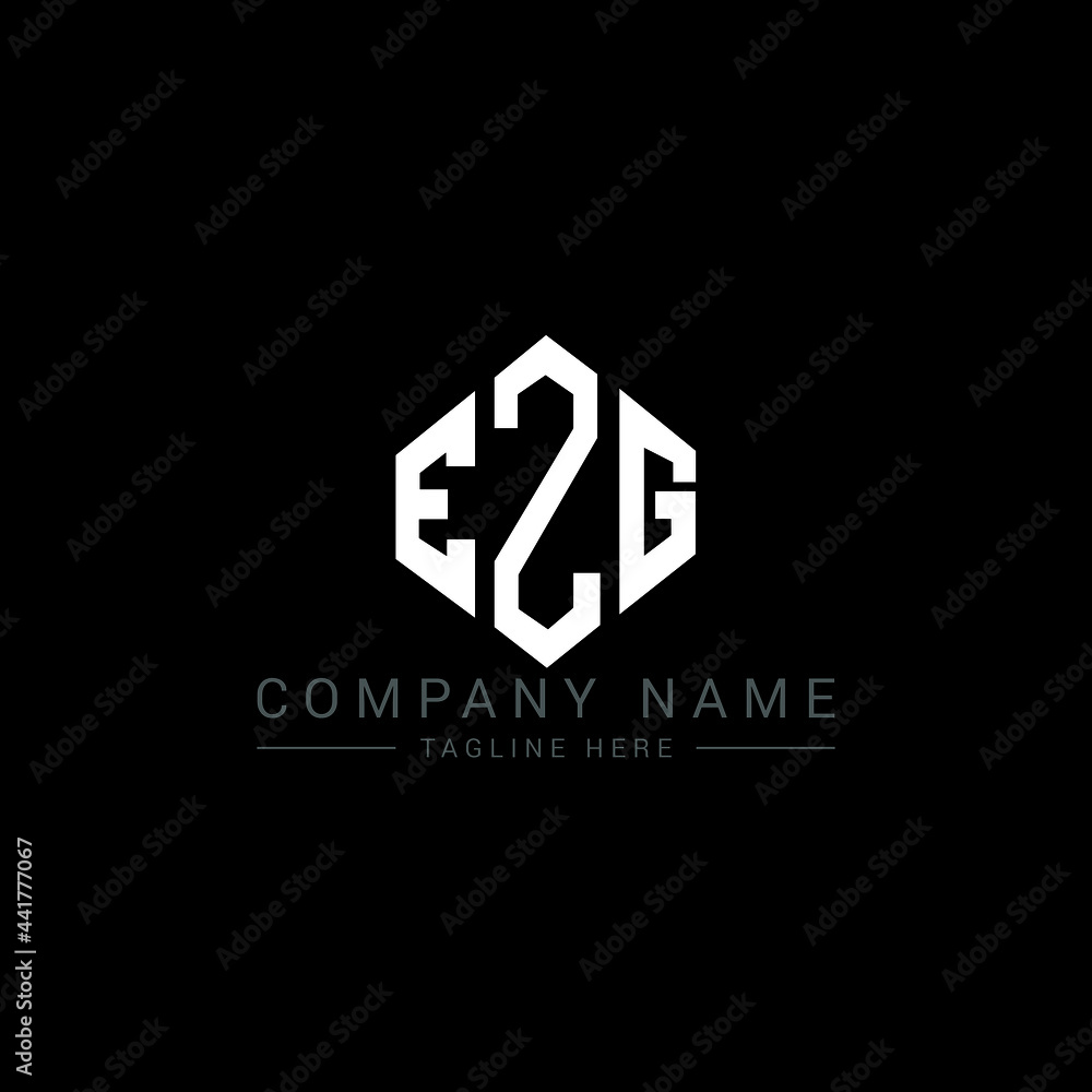 EZG letter logo design with polygon shape. EZG polygon logo monogram. EZG cube logo design. EZG hexagon vector logo template white and black colors. EZG monogram, EZG business and real estate logo. EZG letter logo design with polygon shape. EZG polygon logo monogram. EZG cube logo design. EZG hexagon vector logo template white and black colors. EZG monogram, EZG business and real estate logo.