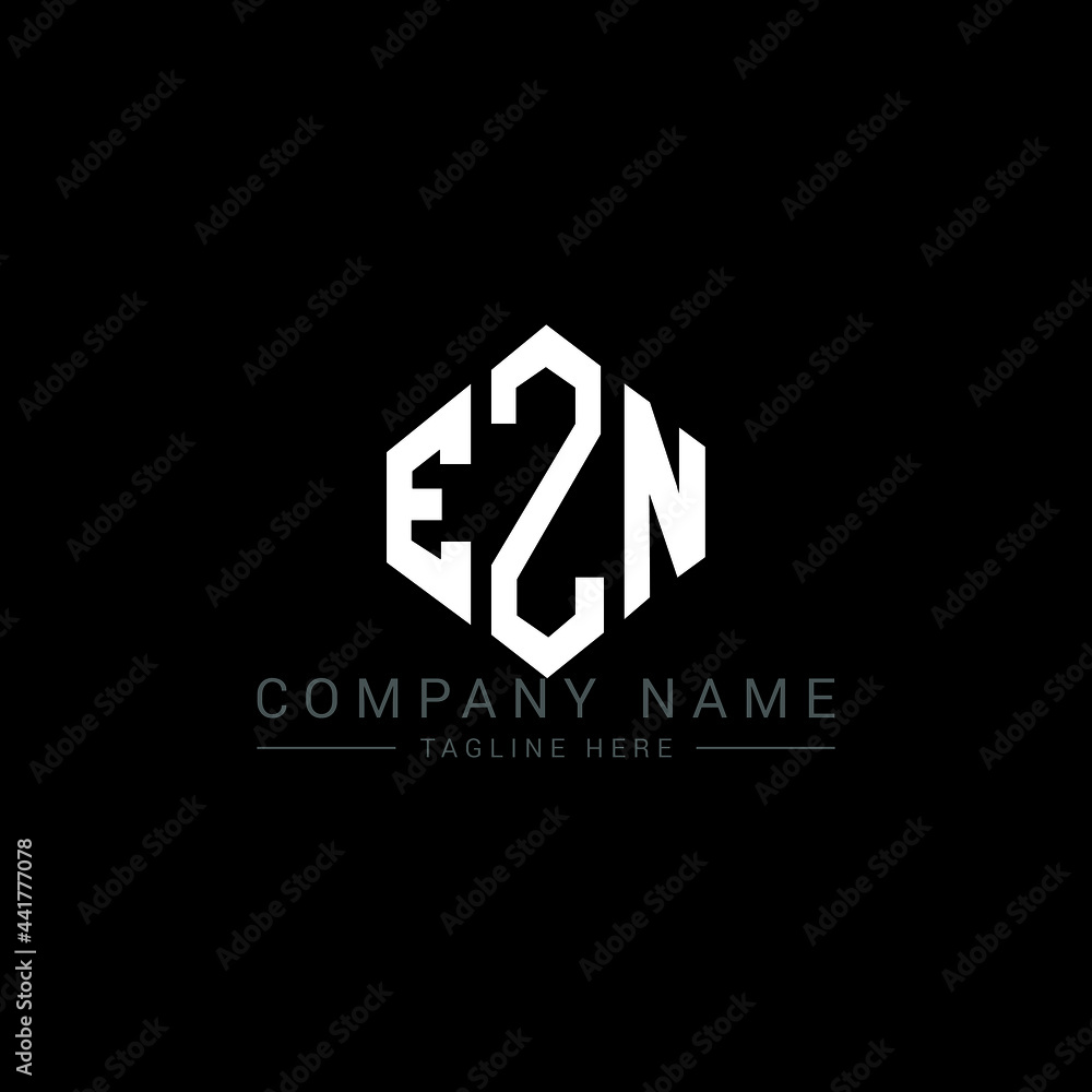 EZN letter logo design with polygon shape. EZN polygon logo monogram. EZN cube logo design. EZN hexagon vector logo template white and black colors. EZN monogram, EZN business and real estate logo. EZN letter logo design with polygon shape. EZN polygon logo monogram. EZN cube logo design. EZN hexagon vector logo template white and black colors. EZN monogram, EZN business and real estate logo.