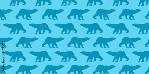 Animals silhouette seamless pattern, Background vector, File EPS.