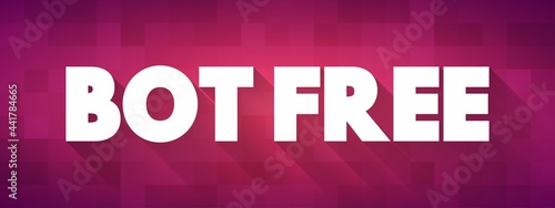 Bot Free text quote, concept background