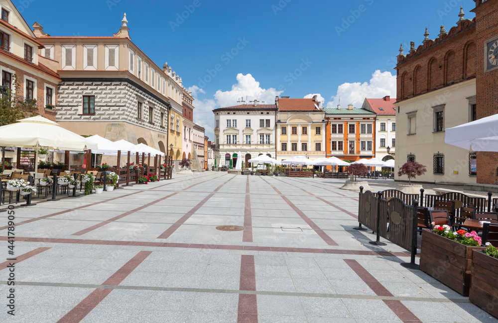 Kamienice na rynku w Tarnowie