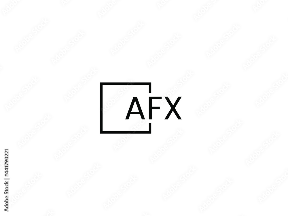 AFX Letter Initial Logo Design Vector Illustration AFX Letter Initial Logo Design Vector Illustration