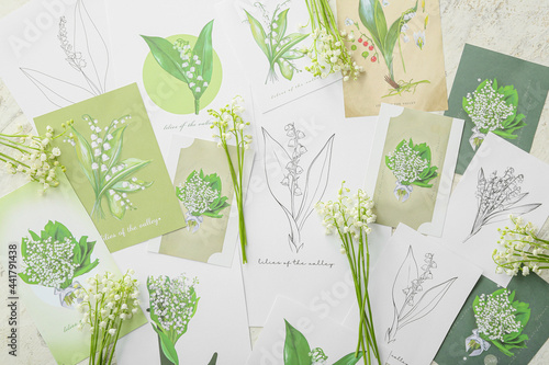 Beautiful lily-of-the-valle...