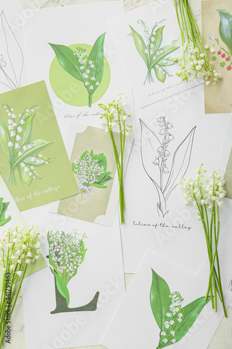 Beautiful lily-of-the-valle...