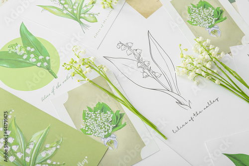 Beautiful lily-of-the-valle...