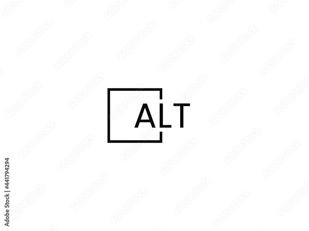 ALT Letter Initial Logo Design Vector Illustration ALT Letter Initial Logo Design Vector Illustration