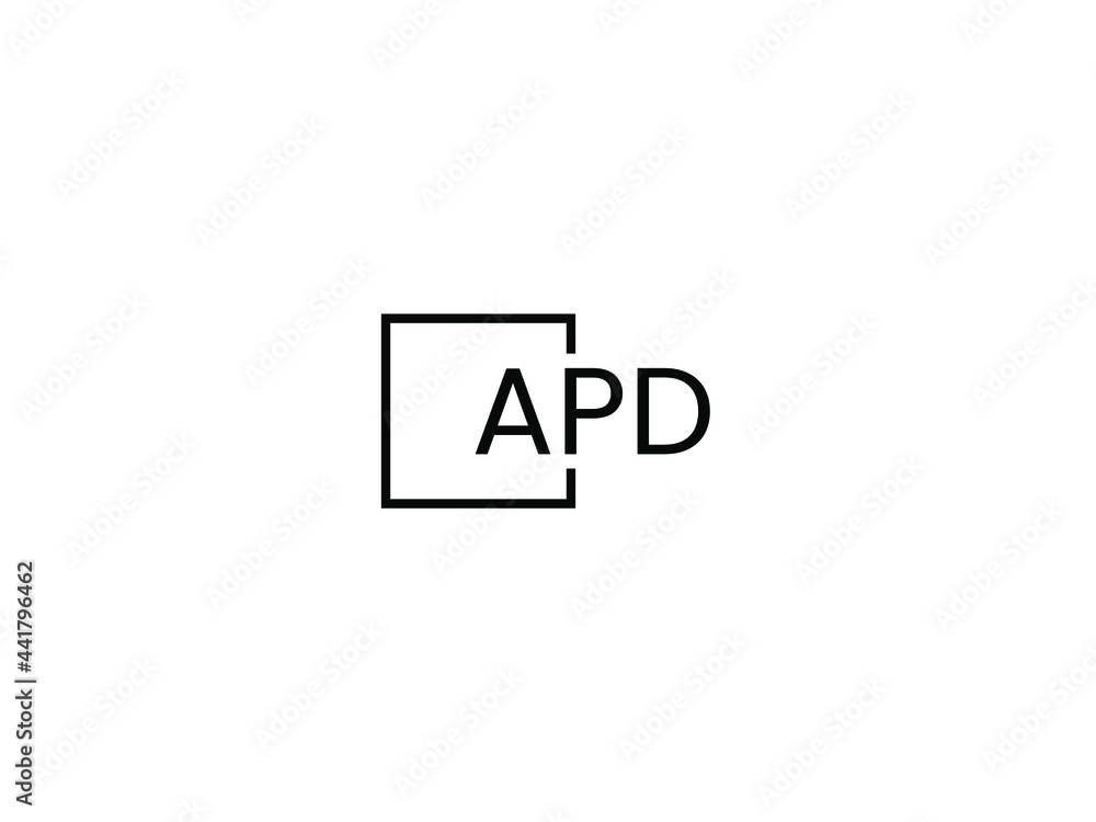 APD Letter Initial Logo Design Vector Illustration APD Letter Initial Logo Design Vector Illustration