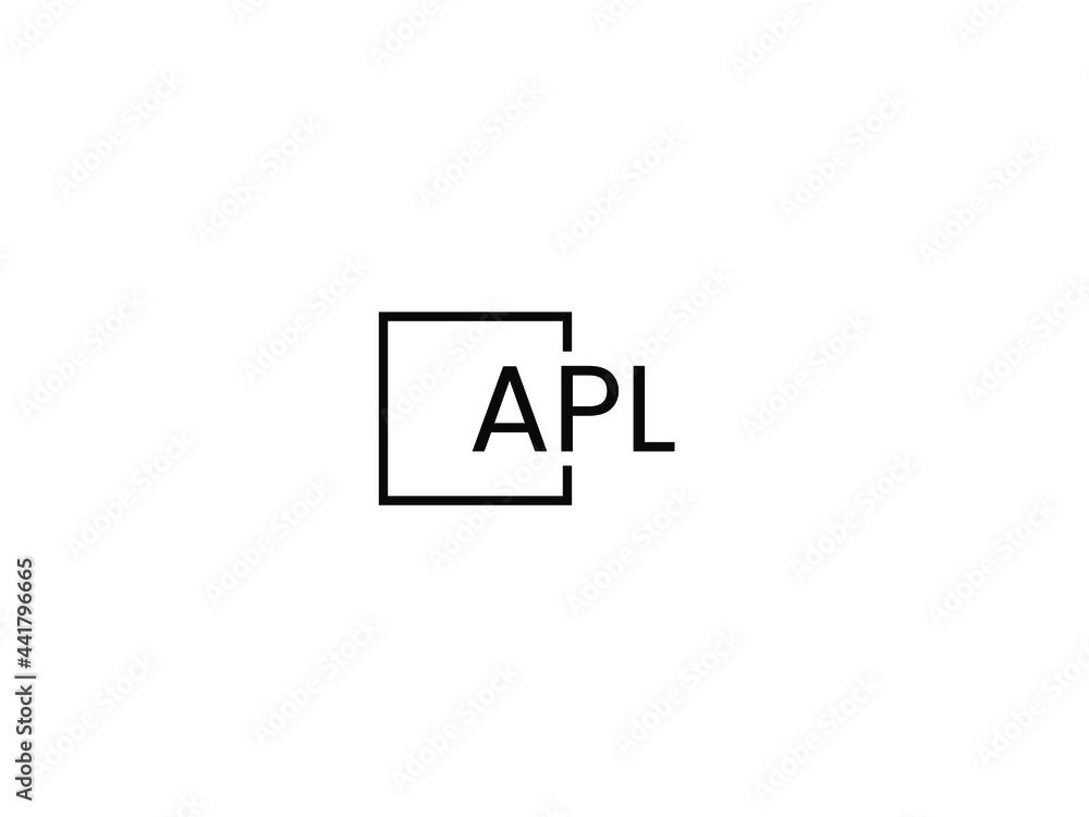 APL Letter Initial Logo Design Vector Illustration APL Letter Initial Logo Design Vector Illustration