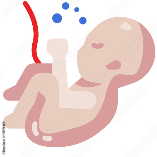 baby flat icon