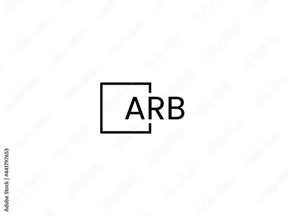 ARB Letter Initial Logo Design Vector Illustration ARB Letter Initial Logo Design Vector Illustration