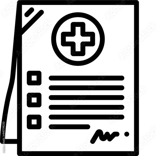 Medical line icon