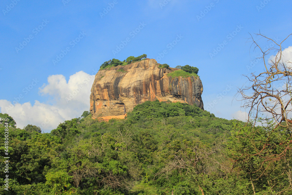 formations in region country the sigiriya rock fortress  a man made miracle