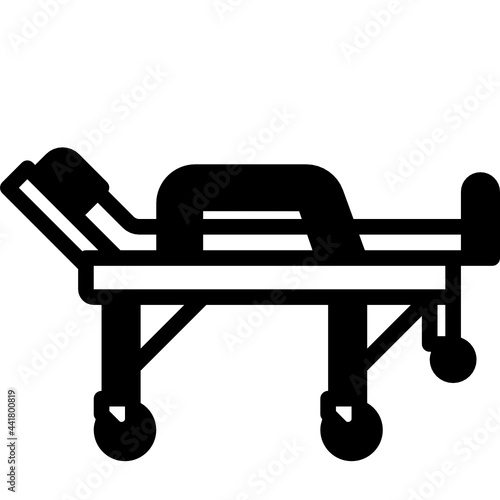 stretcher solid line icon