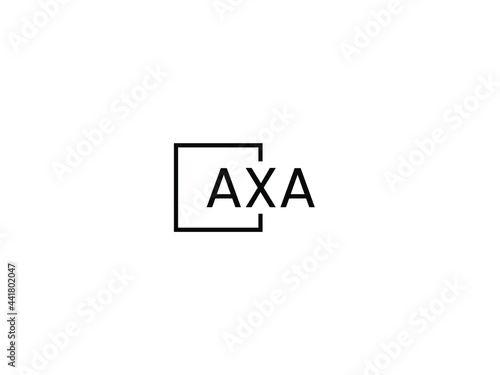 Free Download AXA Letter Initial Logo Design Vector Illustration - GFXLoad