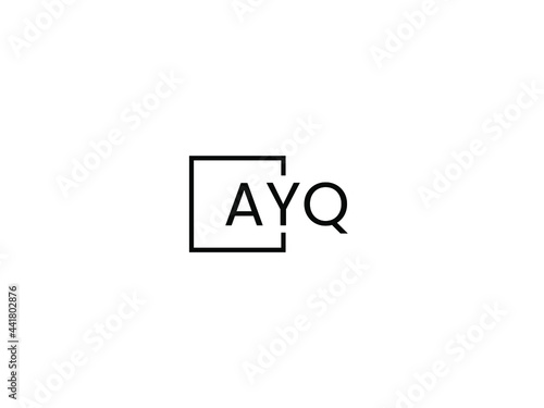 AYQ Letter Initial Logo Design Vector Illustration