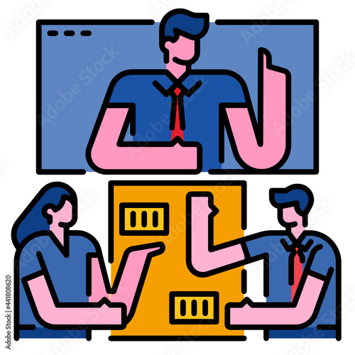 teleconference icon