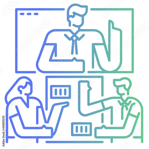 teleconference icon