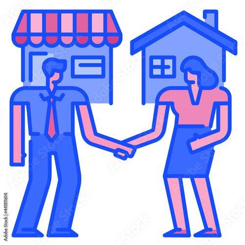 b2c E-commerce icon