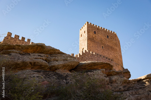Medieval Castle of Zafra in Campillo de Duenas, Province of Guadalajara, Castile La Mancha, Spain photo