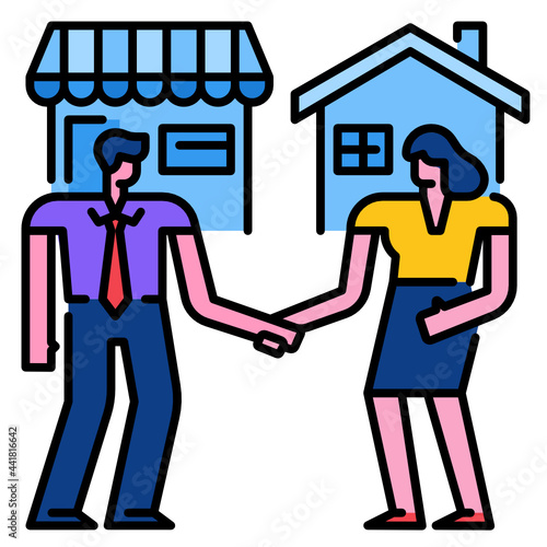 b2c E-commerce icon