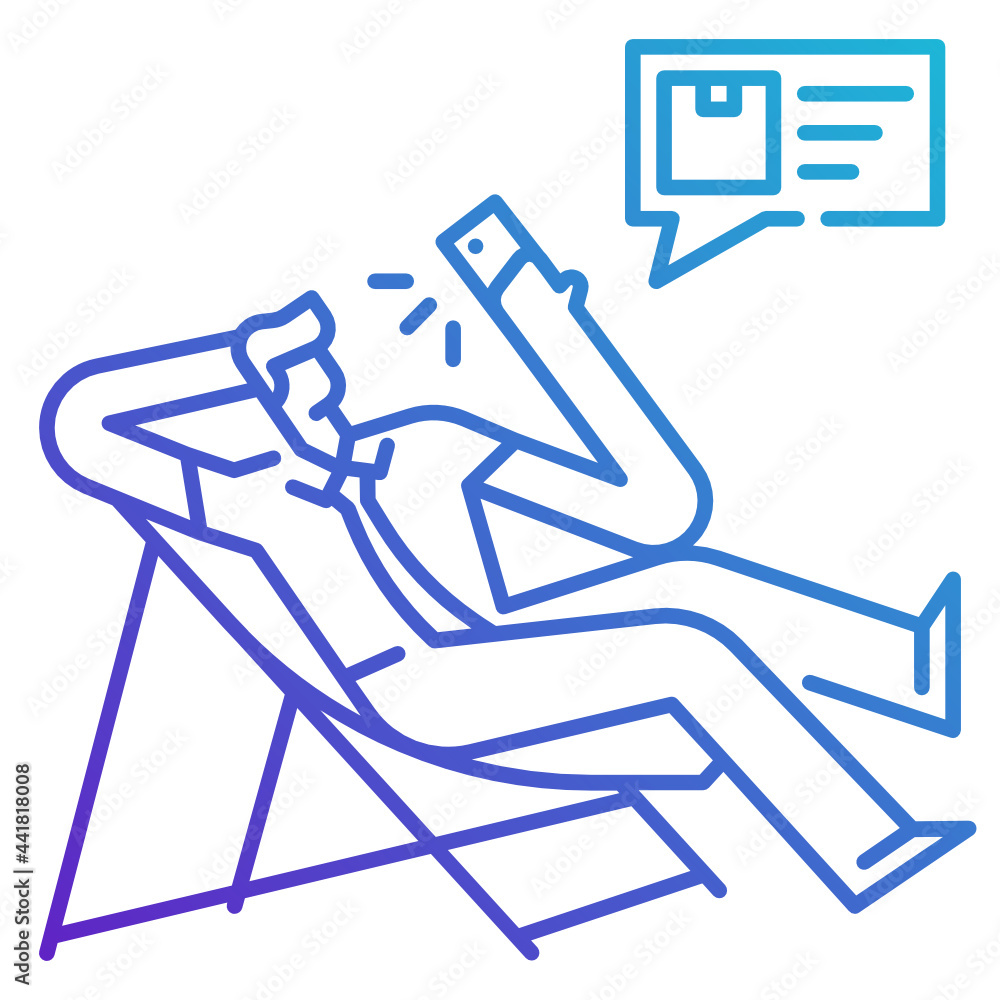 Fototapeta premium delivery E-commerce icon