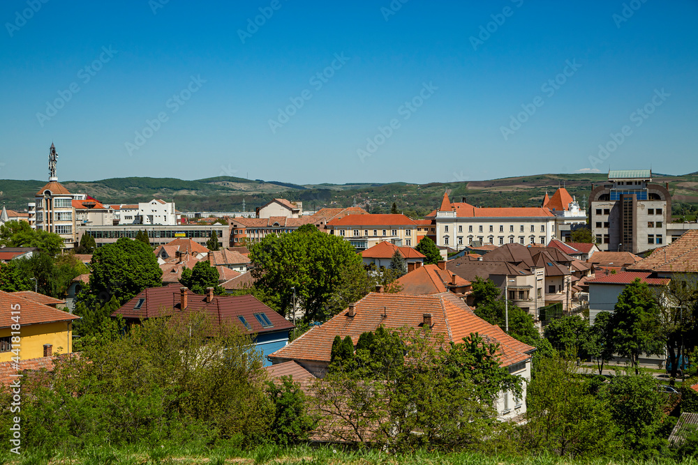 View of Alba Iulia city from Transylvania, Romania