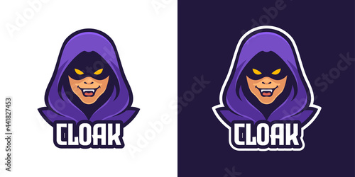 Mysterious Man Mascot Character Logo Template