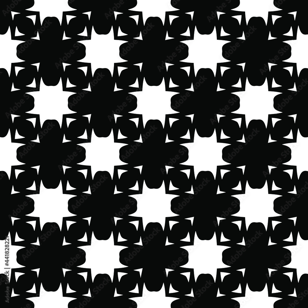 floral seamless pattern background.Geometric ornament for wallpapers and backgrounds. Black and white pattern. floral seamless pattern background.Geometric ornament for wallpapers and backgrounds. Black and white pattern.