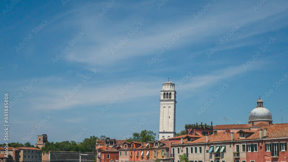 Tower of Church of San Pietro di Castello in Venice, Italy