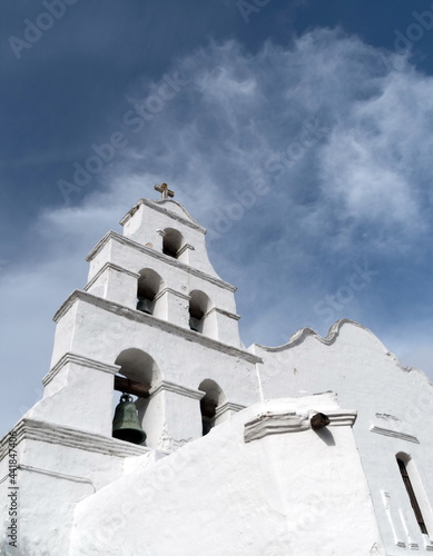 Canvas Print Bells t of Mission Basilica San Diego De Alcala