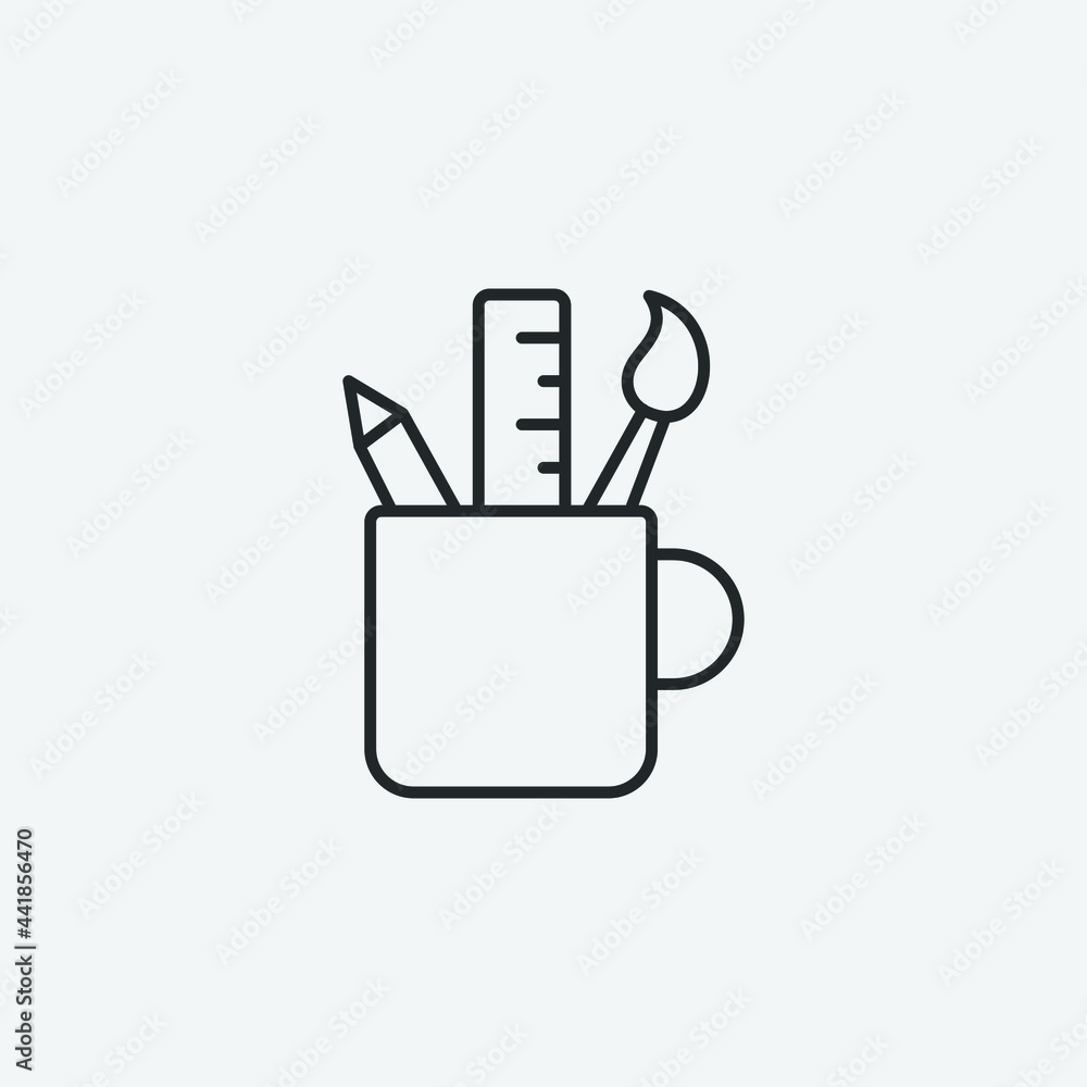 drawing office tools vector icon illustration sign drawing office tools vector icon illustration sign
