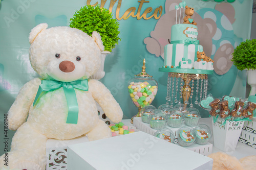 decoraciones para baby shower cumpleaños  de niños y niñas  photo