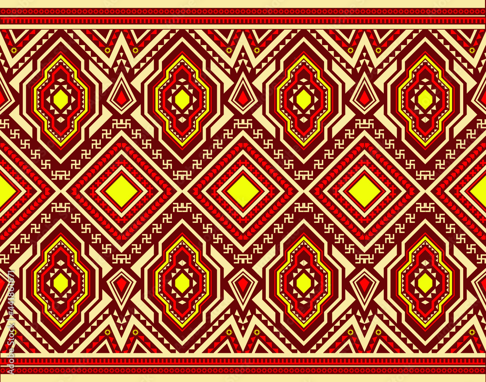 geometric used to make a ethnic pattern fabrics geometric used to make a ethnic pattern fabrics