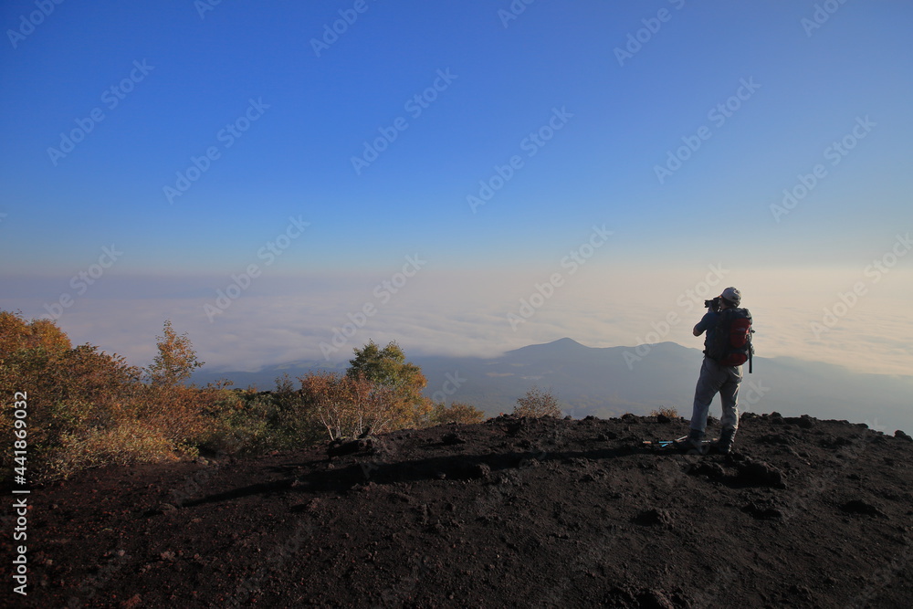 Mt.Iwate, in autumn, fine weather秋晴れの岩手山登山