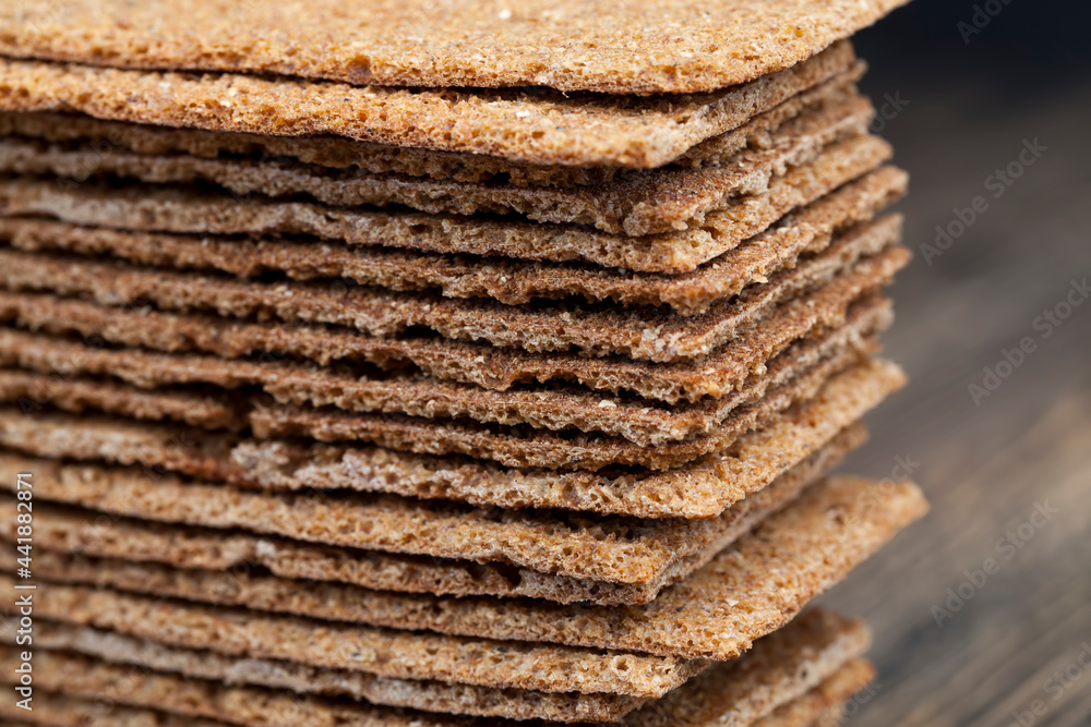 dry crusty bread from rye flour dry crusty bread from rye flour