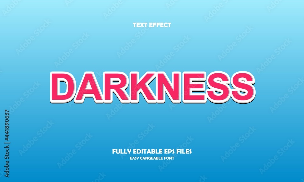 darkness style editable text effect darkness style editable text effect