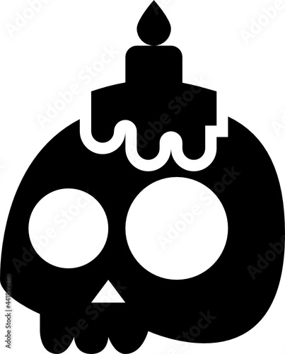 candle glyph icon