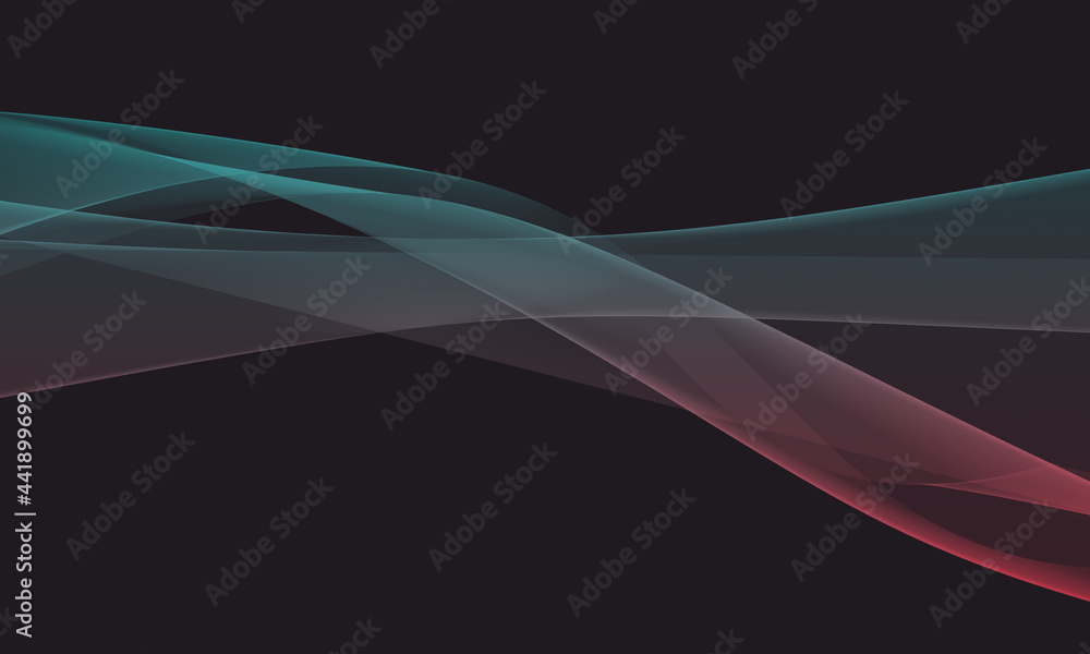 Fototapeta premium light waves on black background, perfect for desktop wallpaper