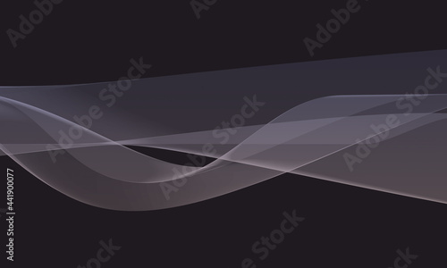 light waves on black background, perfect for desktop wallpaper